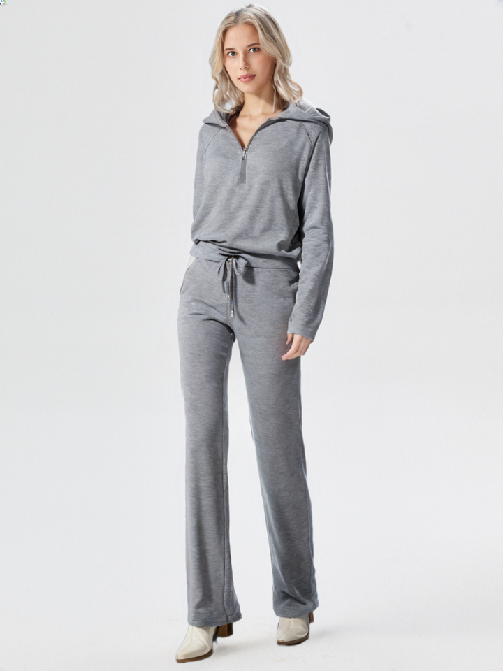 Completo Loungewear Donna Due Pezzi Tessuto Morbido Vestibilità Comoda - Vesarelli