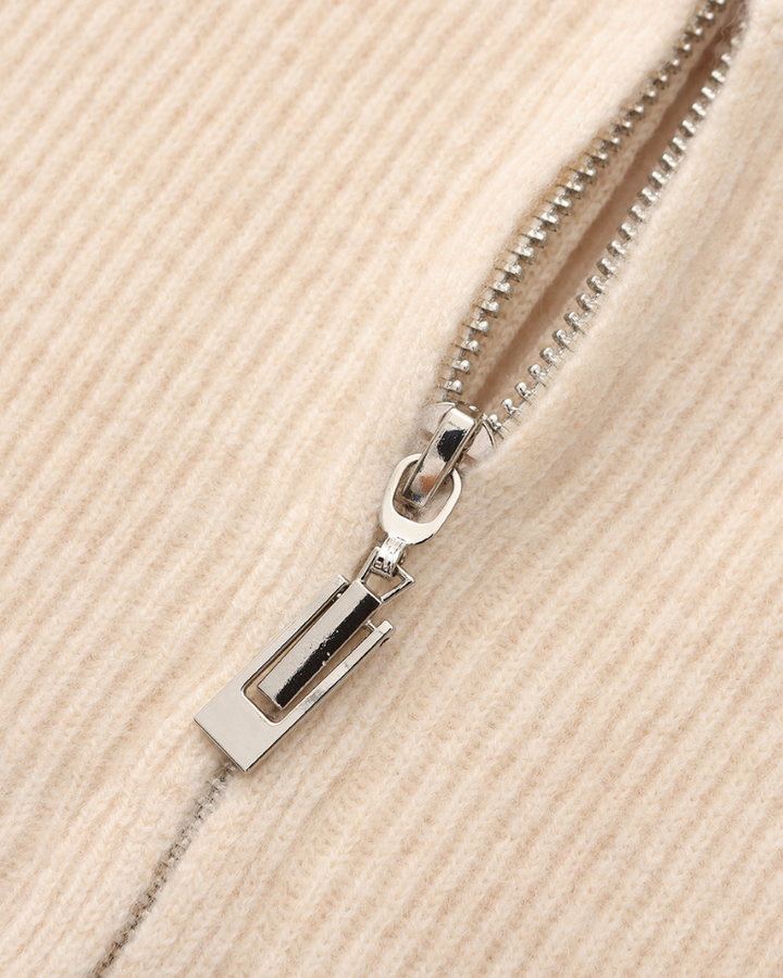 Maglione Uomo con Zip Tessuto Morbido Vestibilità Comoda