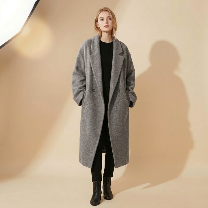 Cappotto Lungo Donna Caldo Versatile Classico