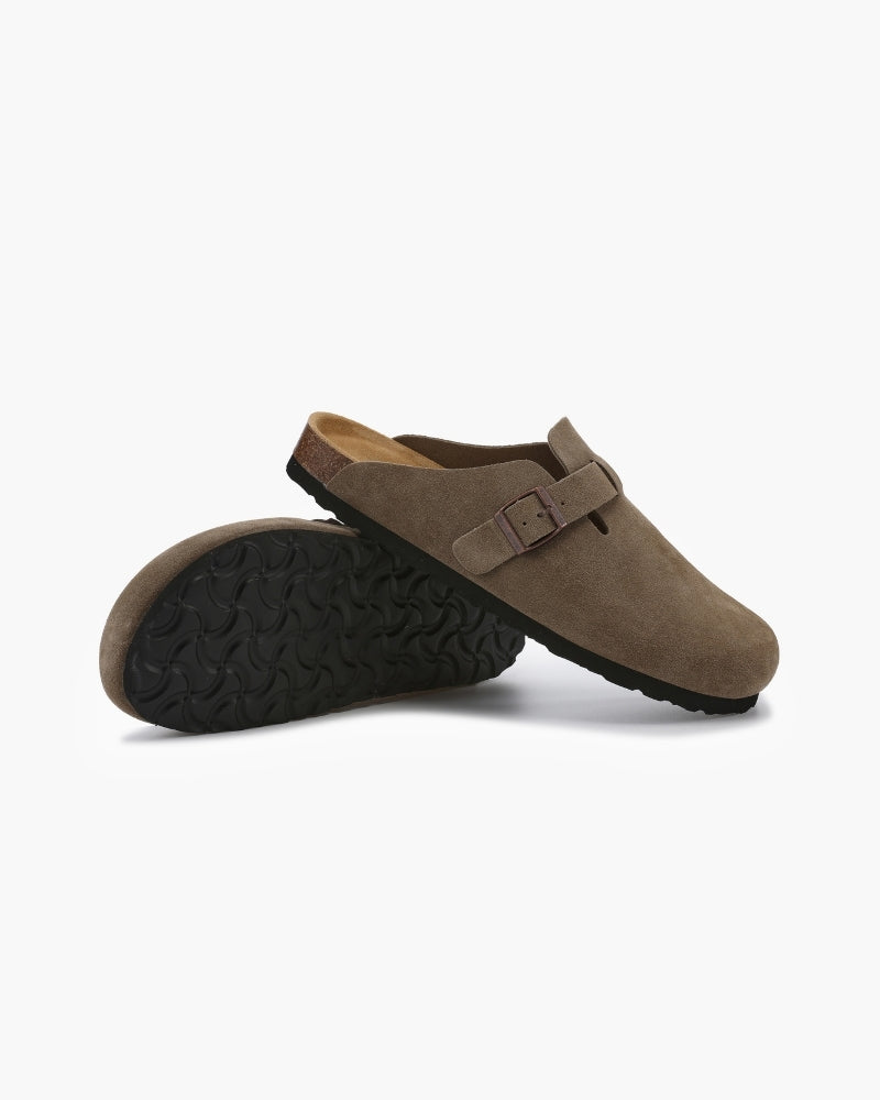 Zoccoli Donna in Suede Comfort Elegante Quotidiano