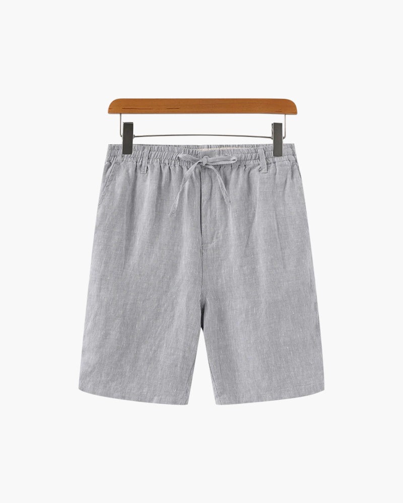 Pantaloni Corti Uomo in Lino Comfort Estivo Essenziale