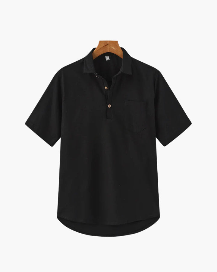 Polo Uomo in Lino Comfort Estivo Stile Essenziale