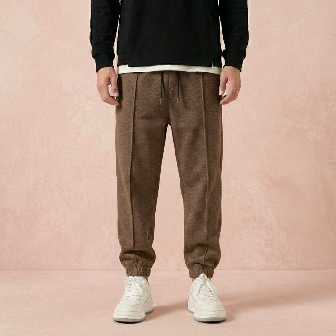 Pantaloni Sportivi Uomo Morbidi Tessuto Elasticizzato