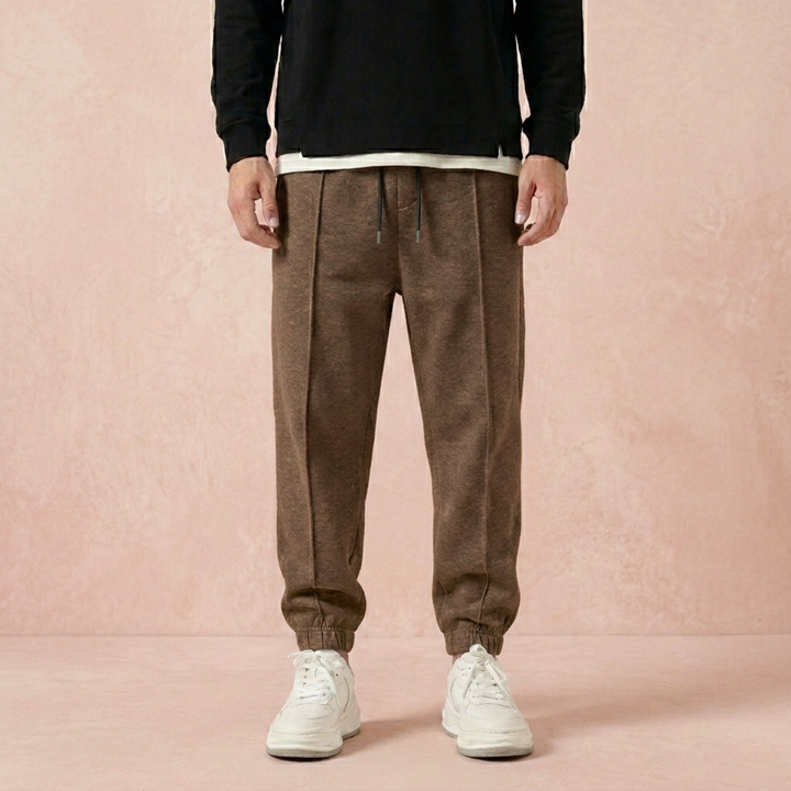 Pantaloni Sportivi Uomo Morbidi Tessuto Elasticizzato