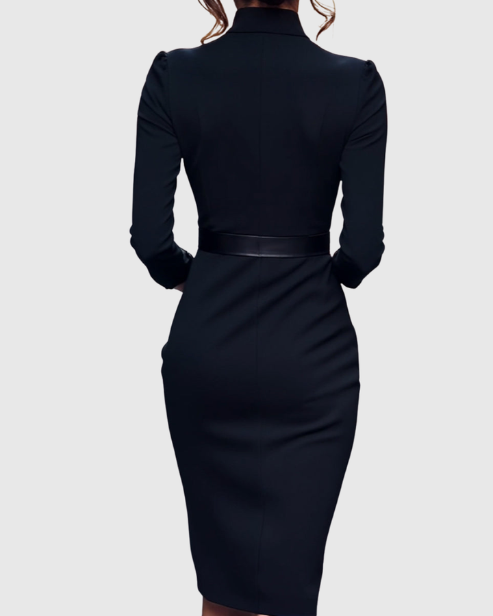 Abito Midi Donna Vestibilità Sartoriale Comodo