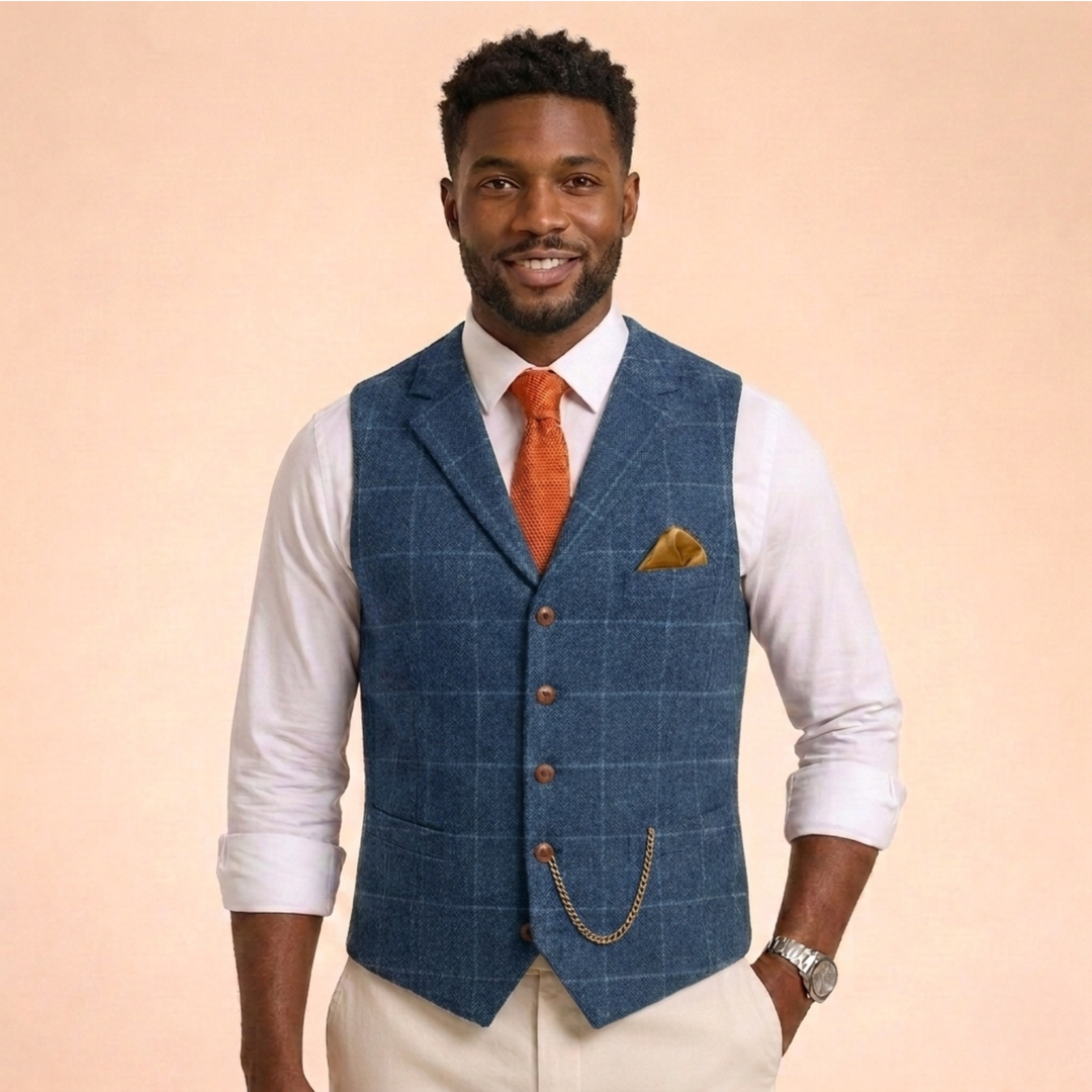Gilet Uomo Elegante Senza Maniche Comodo