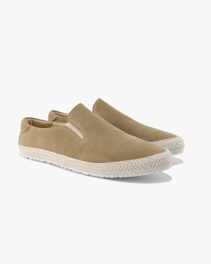 Scarpe Slip-On Uomo in Camoscio Comfort Calzata Naturale