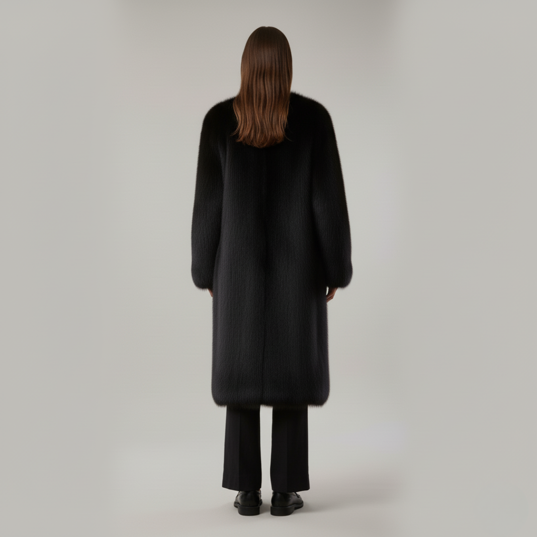Giacca Donna in Pelliccia Sintetica Vestibilità Classica - Vesarelli