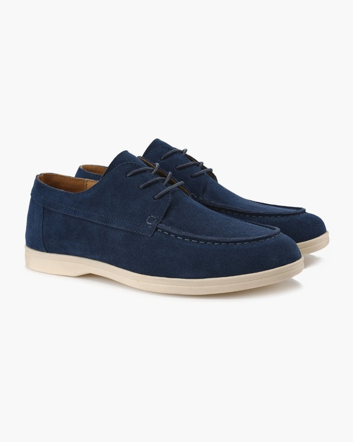 Scarpe Uomo in Camoscio con Lacci Comfort e Stile Casual