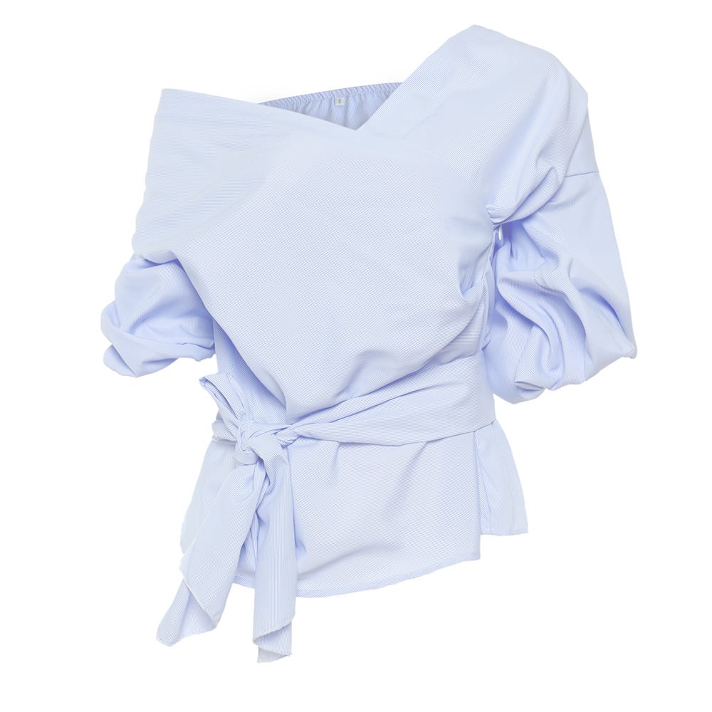 Camicetta Donna Cotone Manica Lunga Vestibilità Classica