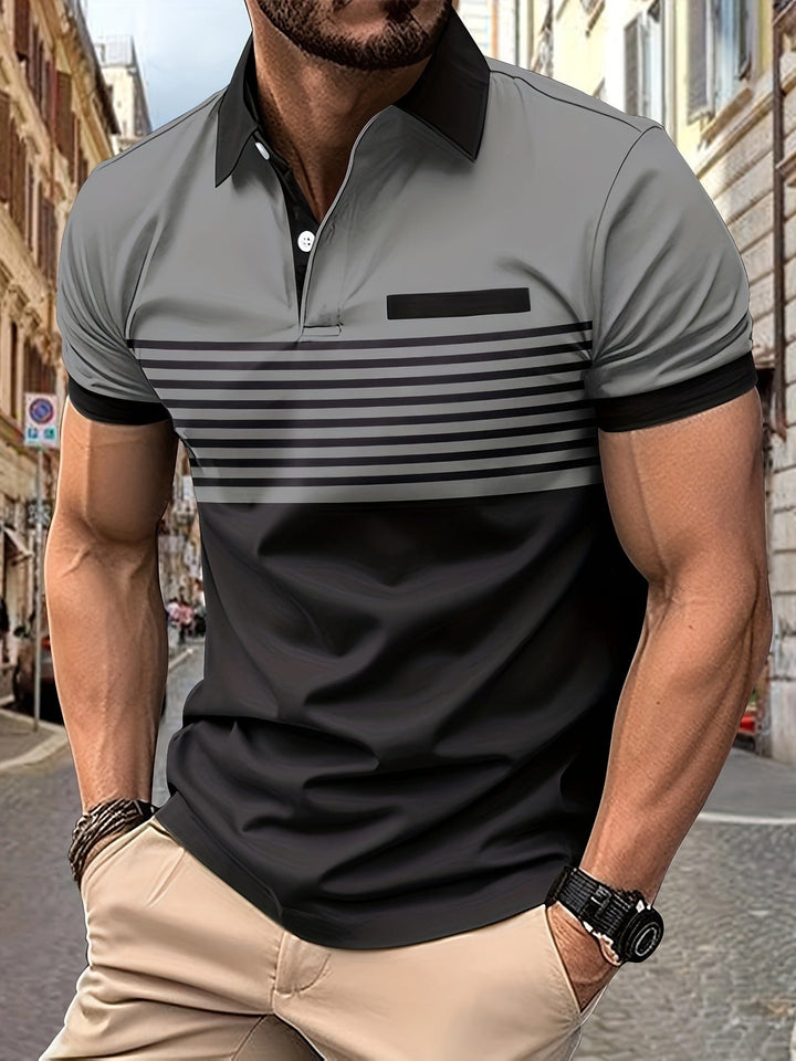 Polo Uomo Cotone Estiva Manica Corta Classica