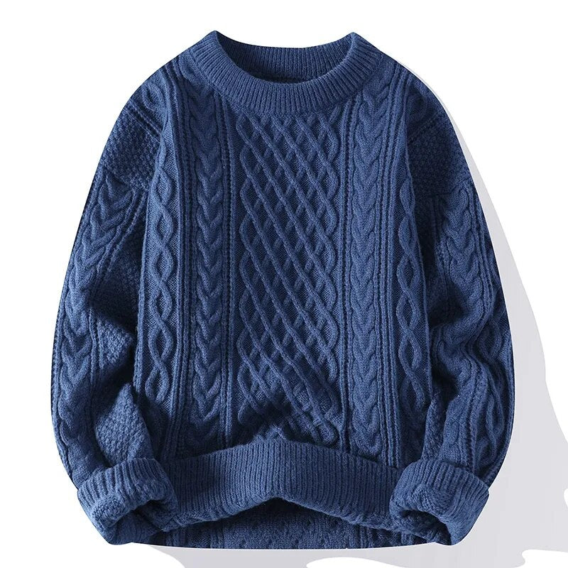 Maglione Uomo Vintage in Lana Caldo Stile Retrò