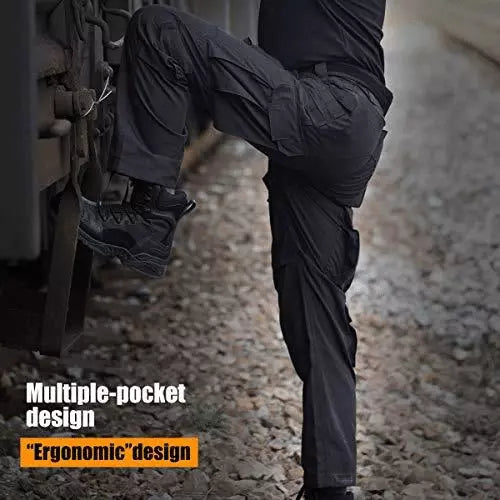 Pantaloni Uomo Tattici Resistenti Funzionali Vestibilità Comoda