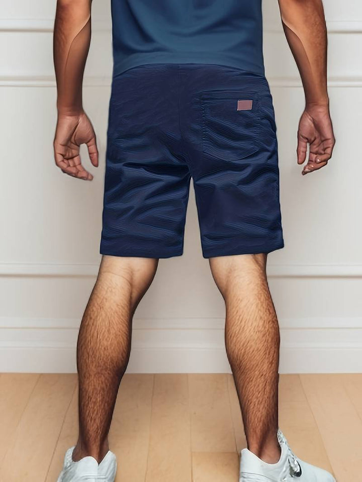 Pantaloncini Cargo Uomo Tessuto Resistente Vestibilità Comoda