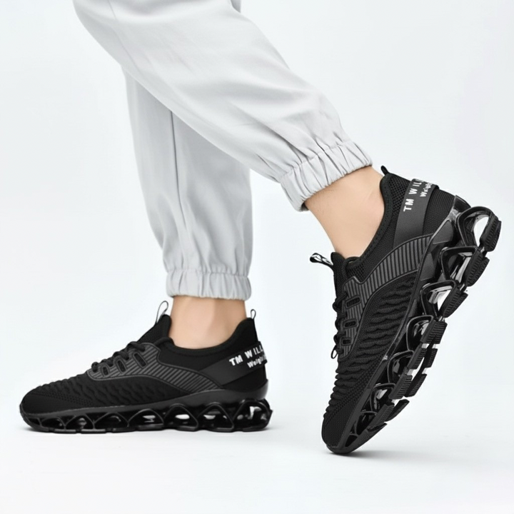 Sneakers Uomo con Rialzo Interno Suola Strutturata Comfort