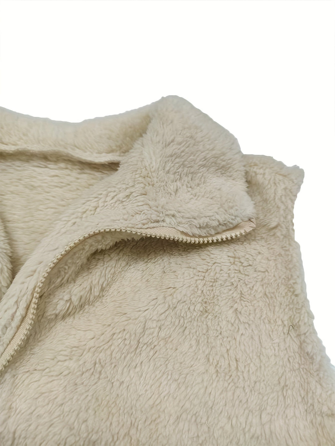 Gilet Donna in Pelliccia Morbida Elegante con Cerniera