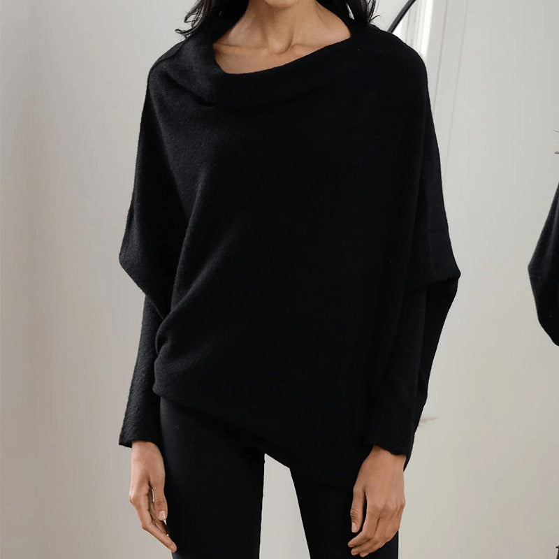 Maglione Donna Maglieria Casual Spalle Scoperte Elegante