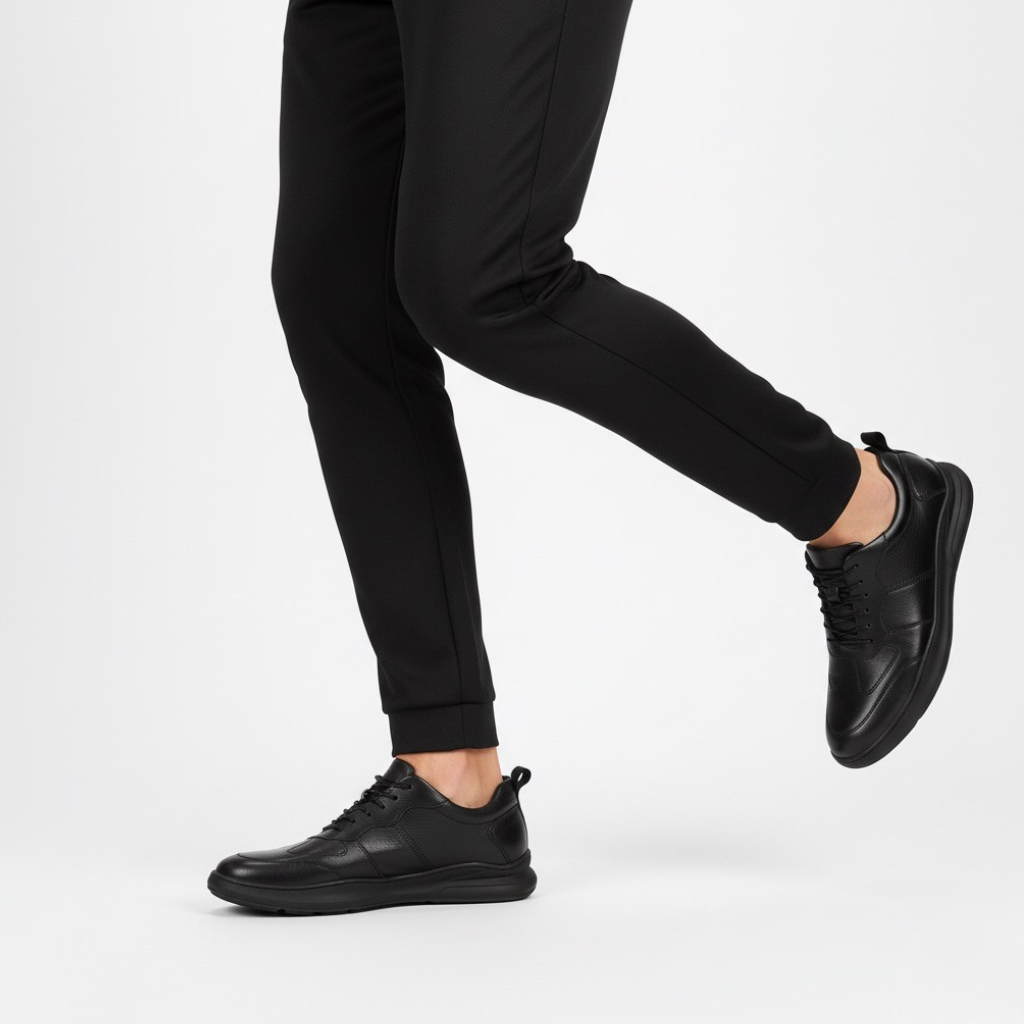 Sneakers Uomo Ergonomiche con Rialzo Stile Essenziale