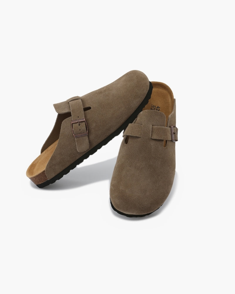Zoccoli Donna in Suede Comfort Elegante Quotidiano