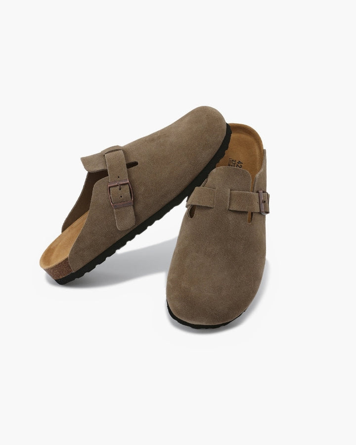 Zoccoli Donna in Suede Comfort Elegante Quotidiano