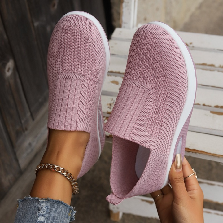 Sneakers Donna Mesh Traspirante Ortopediche Slip-On Leggere Comode - Vesarelli