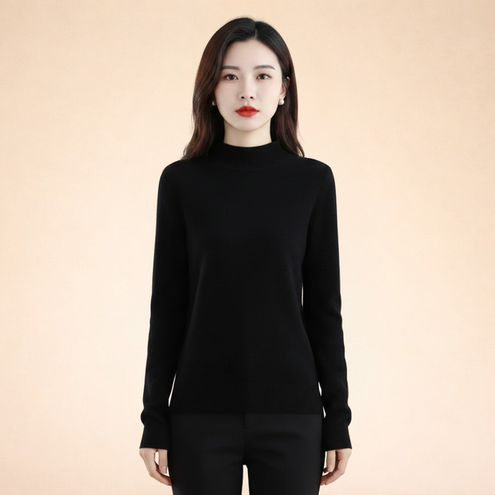 Maglione Donna in Lana Calda Vestibilità Classica