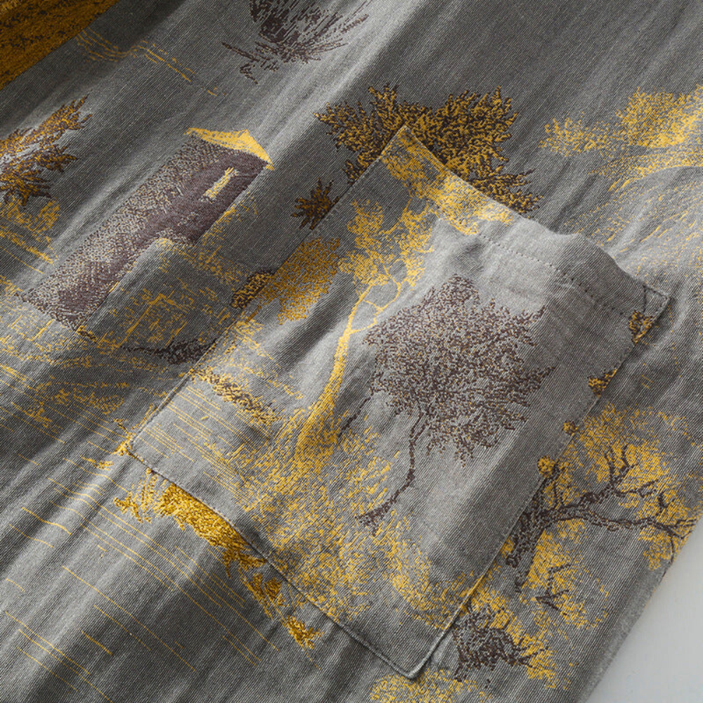 Accappatoio Kimono Uomo in Cotone Morbido Stile Elegante