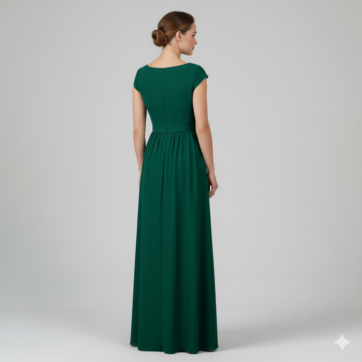 Abito Lungo Donna Fluido Elegante