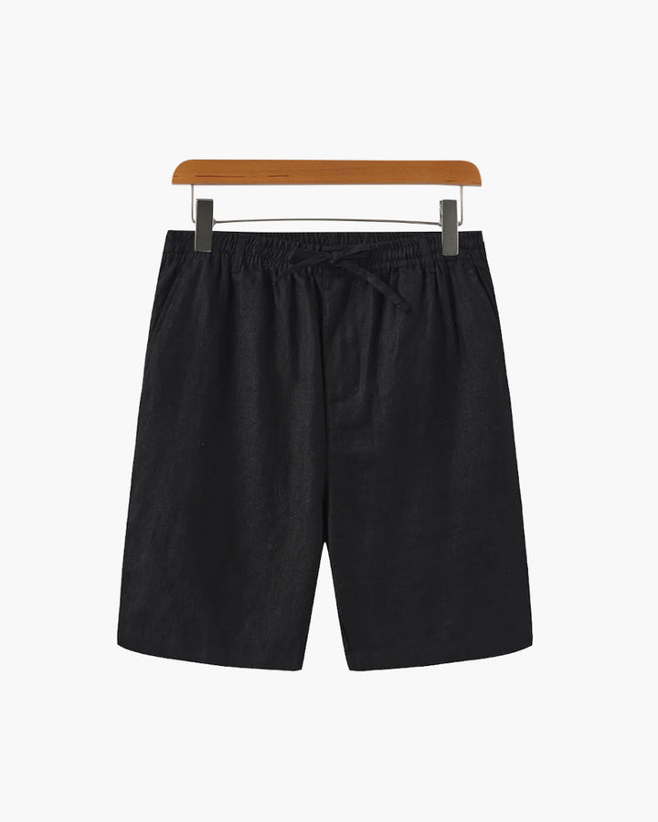 Pantaloni Corti Uomo in Lino Comfort Estivo Essenziale