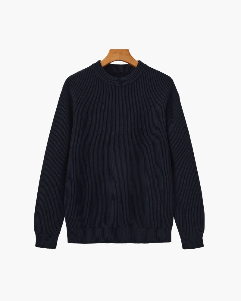 Maglione Uomo Cotone Girocollo Classico - Vesarelli