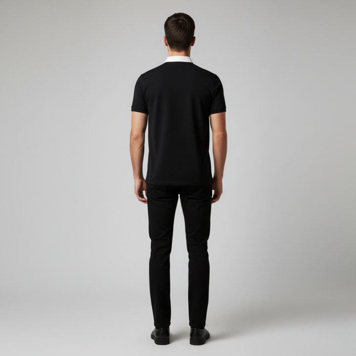 Polo Uomo Casual Elegante Manica Corta
