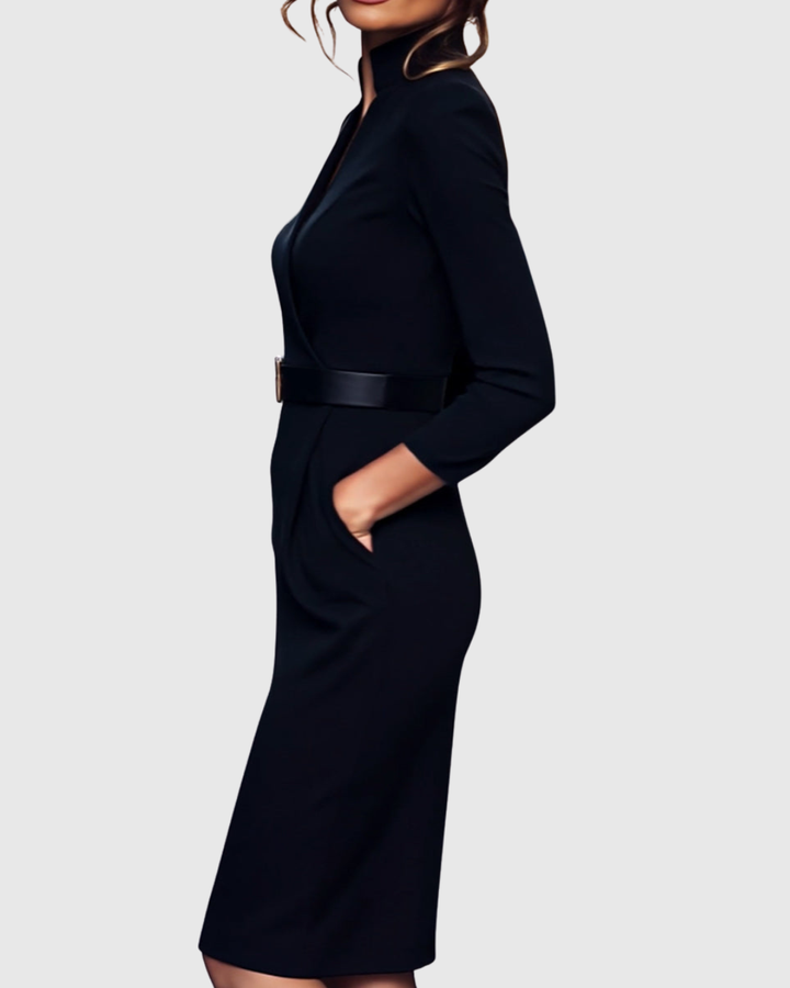 Abito Midi Donna Vestibilità Sartoriale Comodo