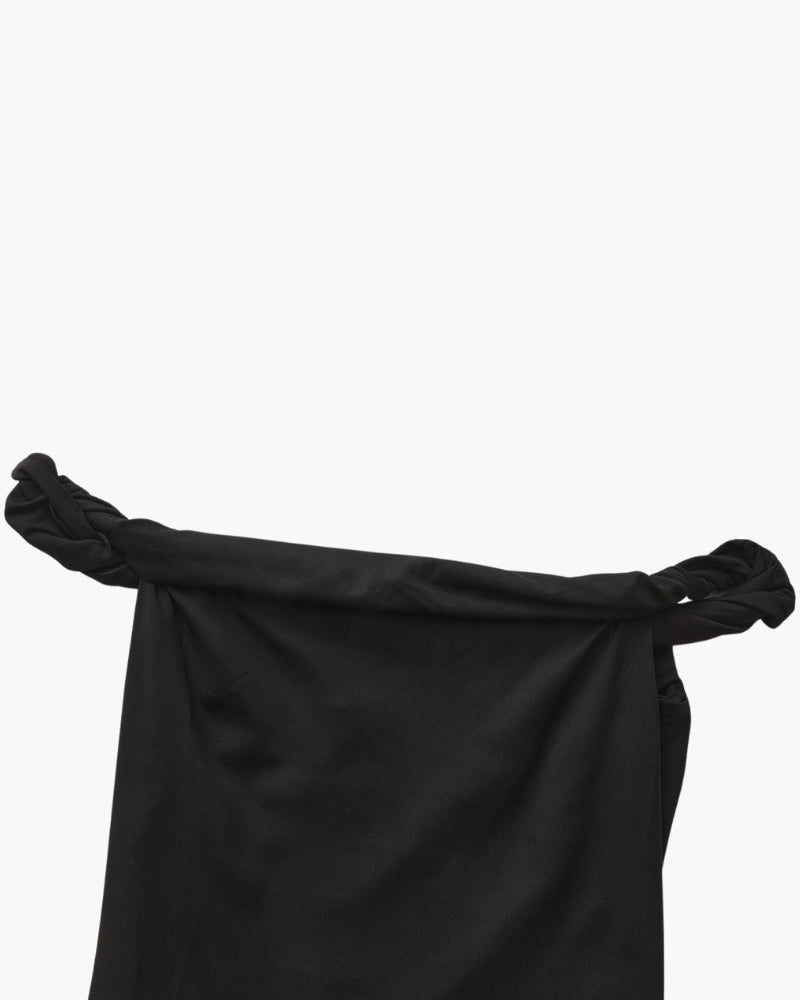 Abito Lungo Donna Aderente Linea Asimmetrica