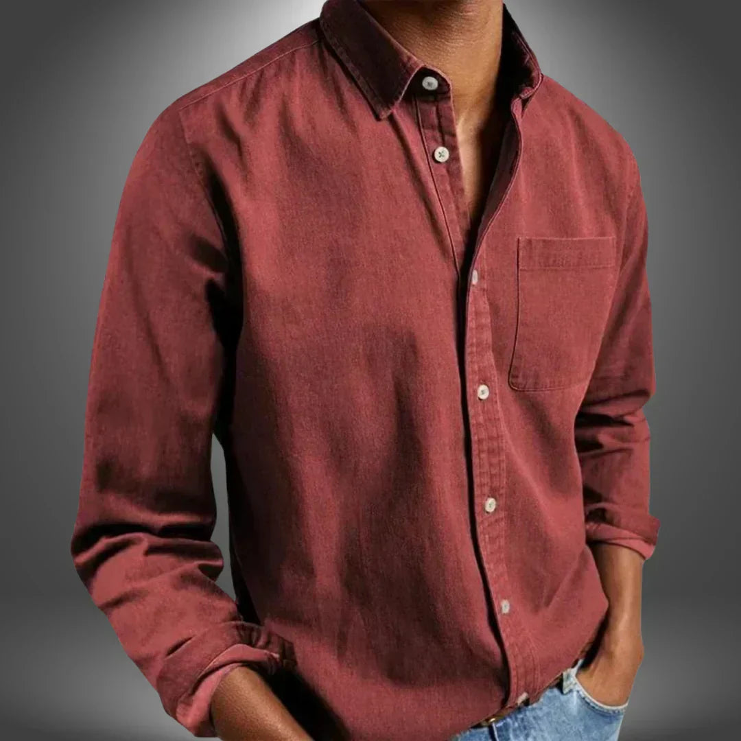 Camicia Uomo Artigianale Traspirante Stile Elegante