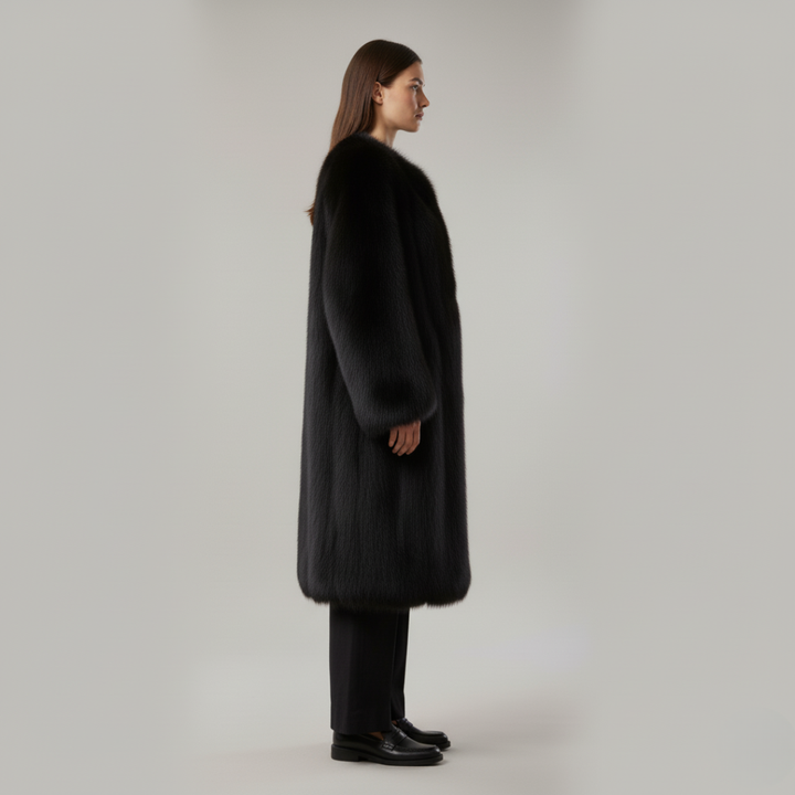 Giacca Donna in Pelliccia Sintetica Vestibilità Classica - Vesarelli