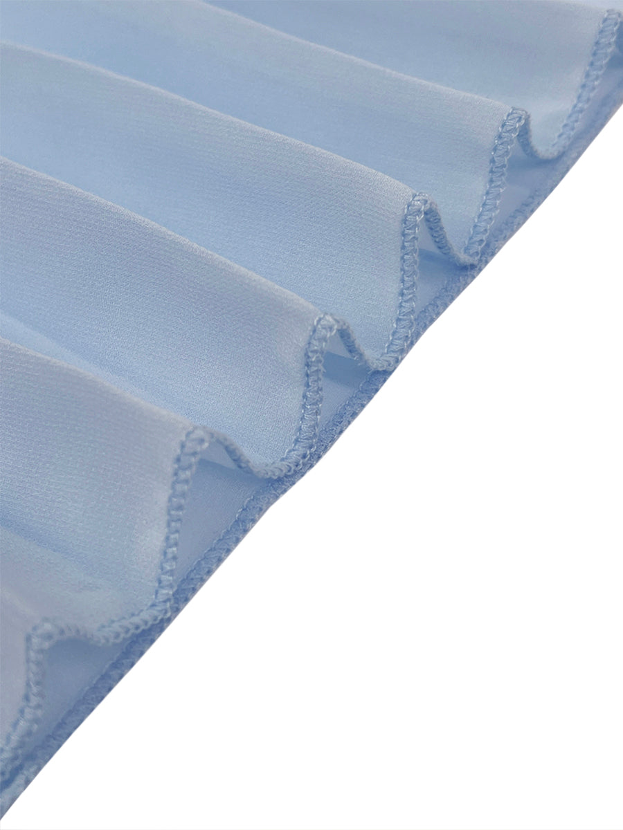 Vestito Maxi Donna Plissettato Scollo a Barca Senza Maniche Spacco