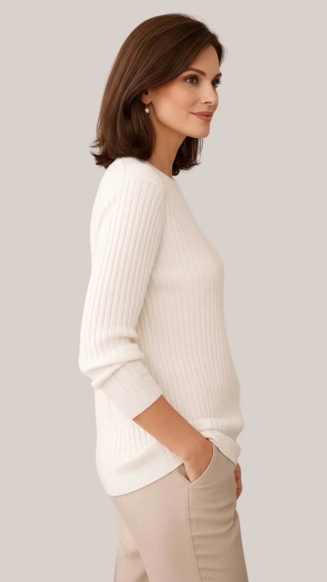 Maglia Uomo in Lana Girocollo Manica Lunga