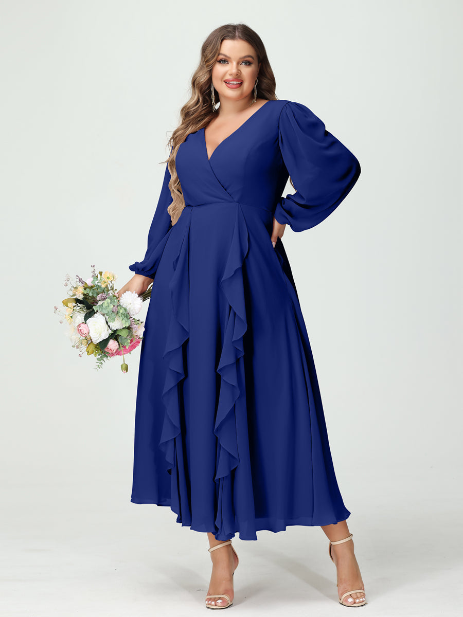 Abito Cerimonia Donna Svasato Tessuto Leggero Elegante