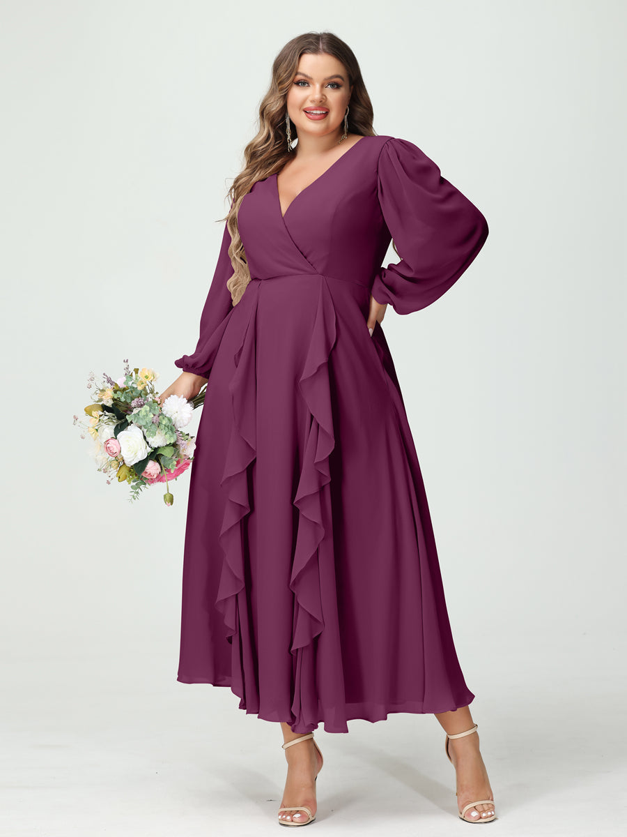 Abito Cerimonia Donna Svasato Tessuto Leggero Elegante
