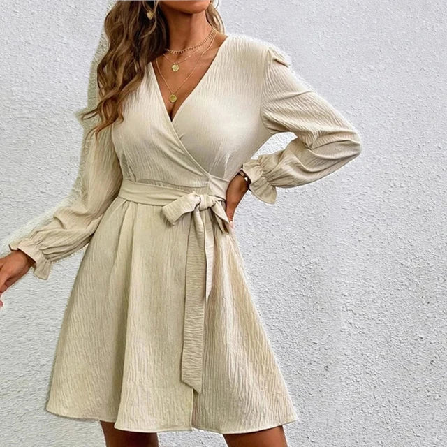 Abito Elegante Donna | Portafoglio & Vita Cinturata Senza Tempo