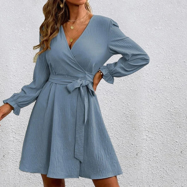 Abito Elegante Donna | Portafoglio & Vita Cinturata Senza Tempo