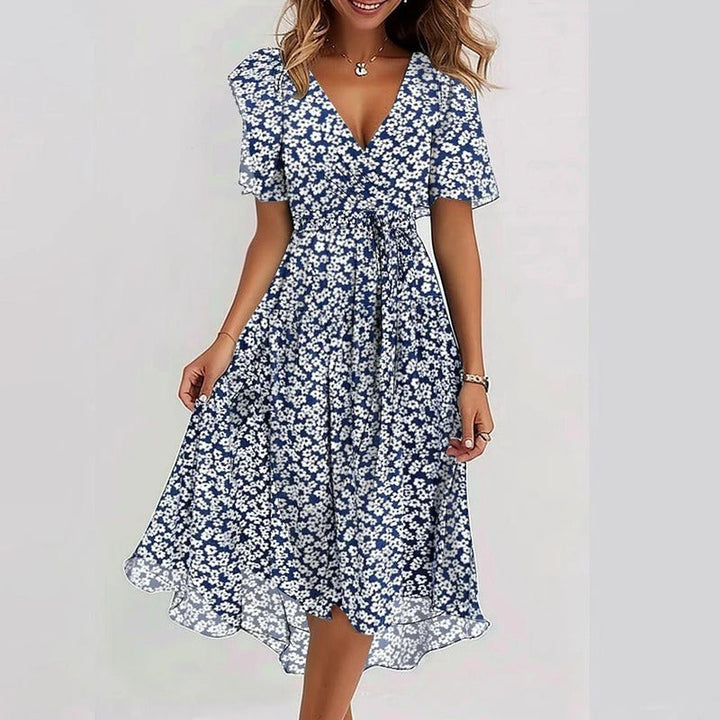 Abito Elegante Donna | Stampa Floreale & Femminilità Romantica