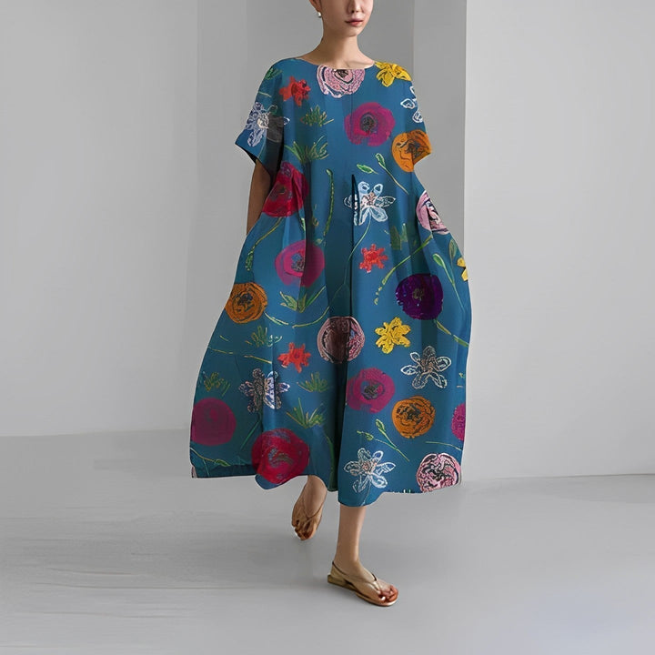 Abito Floreale Donna | Taglio Ampio & Comfort Fluttuante