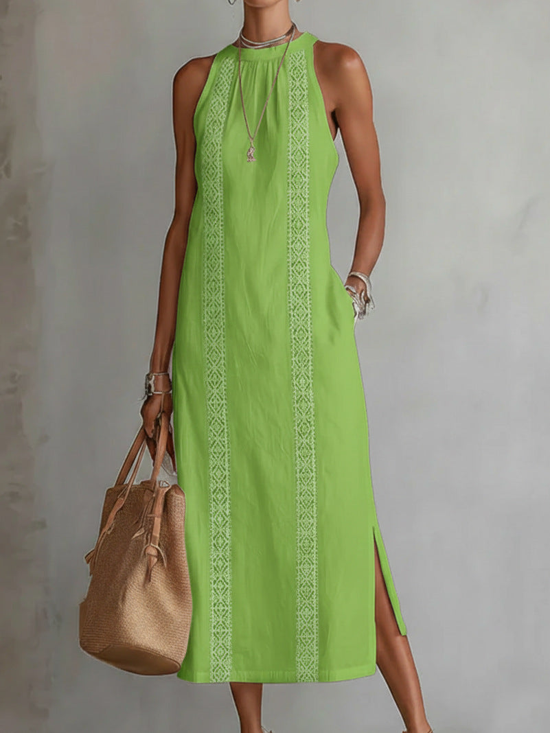 Abito Maxi Donna | Ricamo Artigianale & Stile Estivo