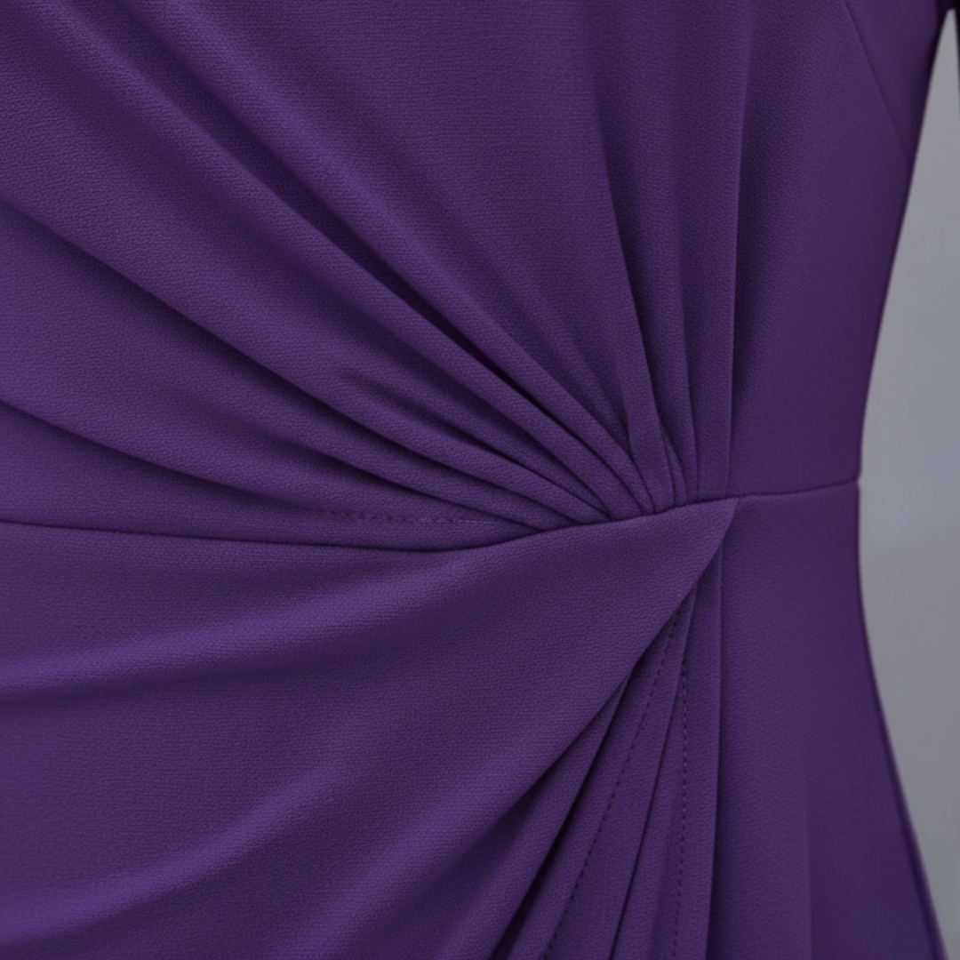 Abito Midi Donna | Arricciatura in Vita & Silhouette Valorizzante