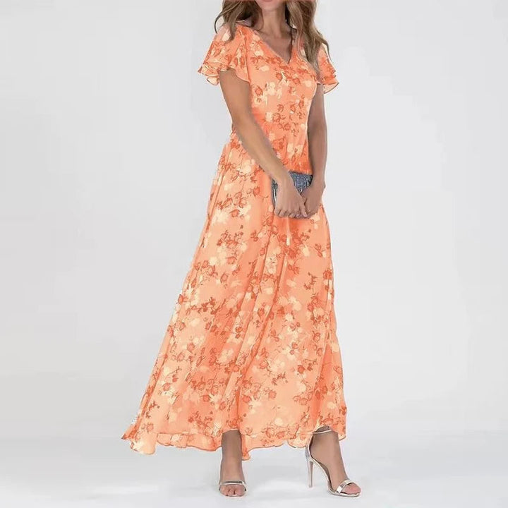 Abito estivo elegante Donna | Scollo a V & linea fluida che slancia