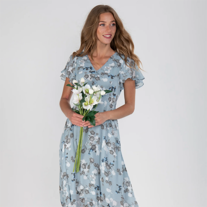 Abito estivo elegante Donna | Scollo a V & linea fluida che slancia
