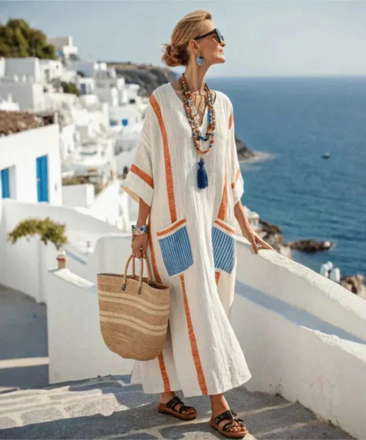 Abito estivo lungo Donna | Scollo a V & Vestibilità Morbida