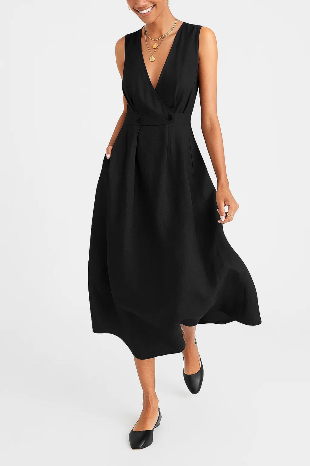 Abito Donna in Lino Leggero Vestibilità Comoda - Vesarelli