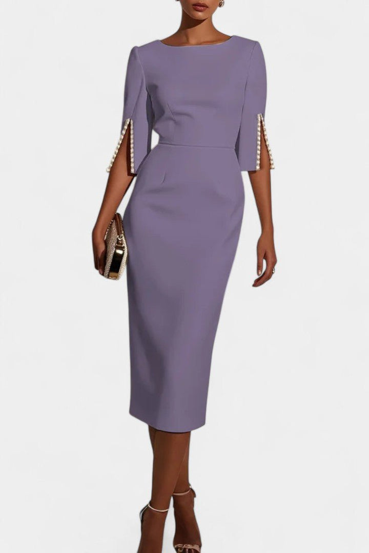 Abito midi Donna | Maniche con Spacco & Silhouette Elegante